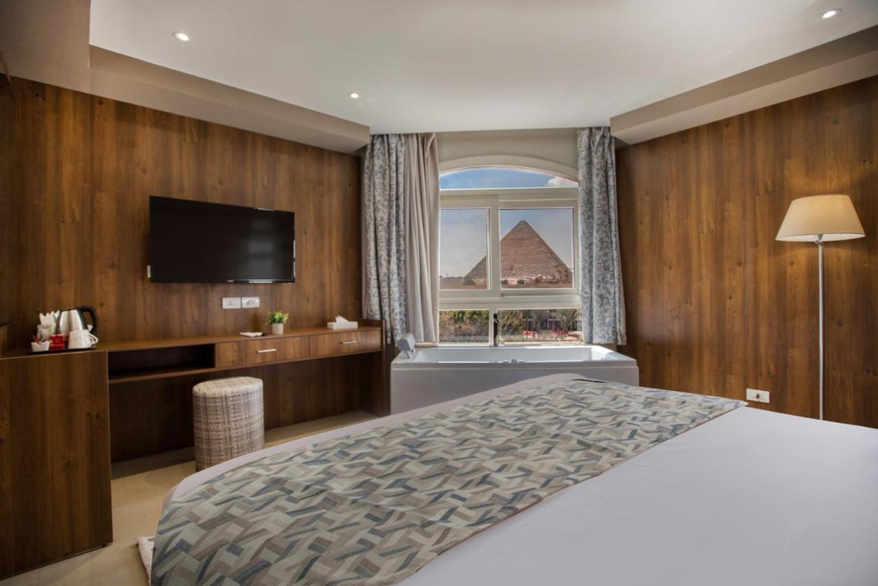 Nozol Pyramids Hotel And Spa Kafrat al Jabal Exterior photo