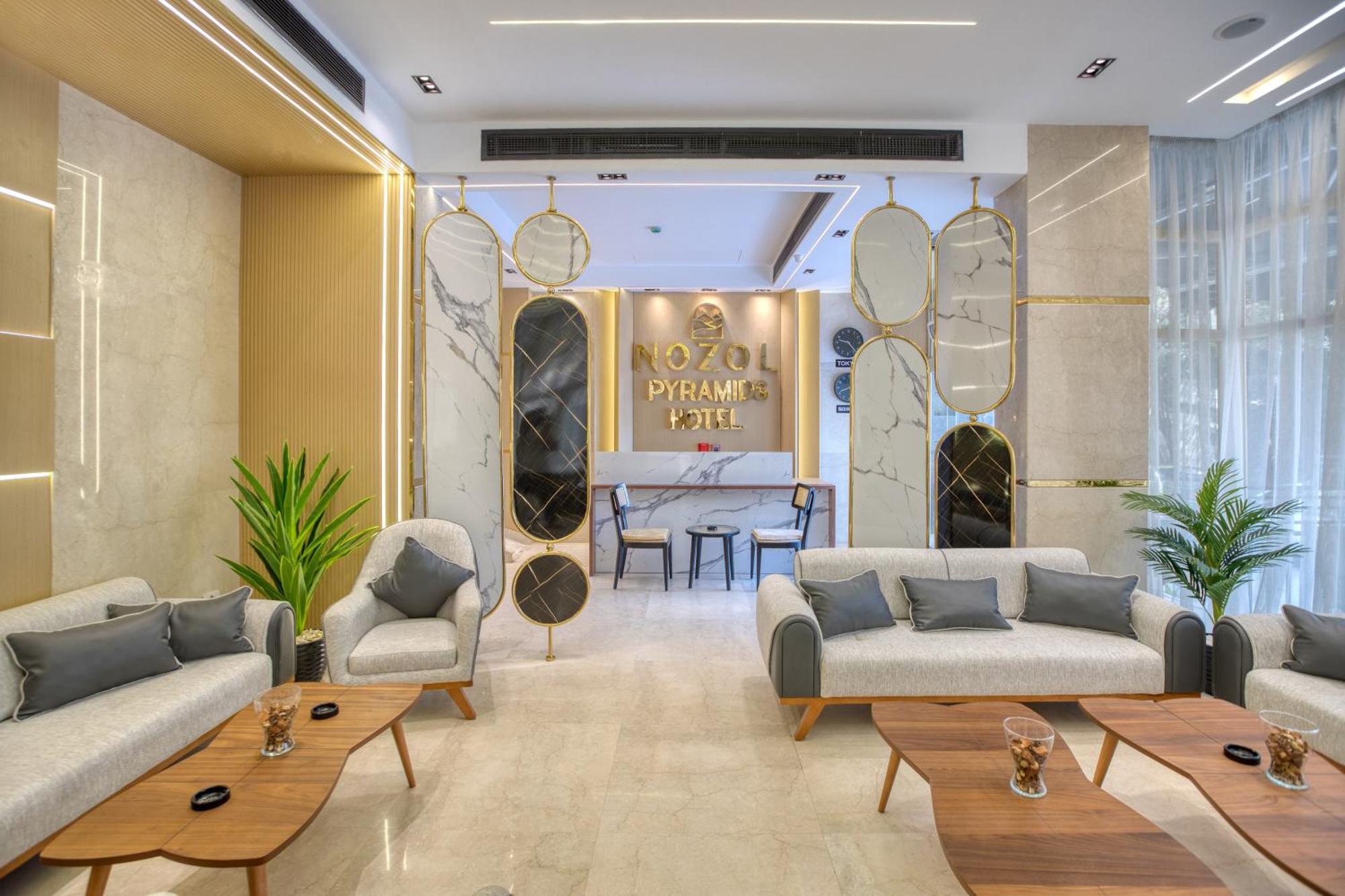 Nozol Pyramids Hotel And Spa Kafrat al Jabal Exterior photo